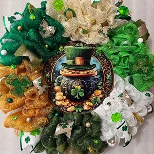 Irish door wreath